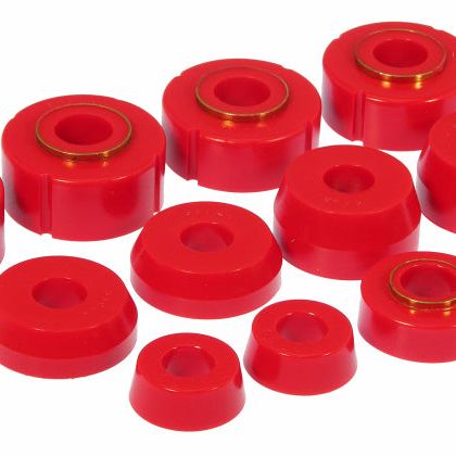 Prothane 66-79 Ford F100-350 4wd Body Mount - Red-tuningsupply.com