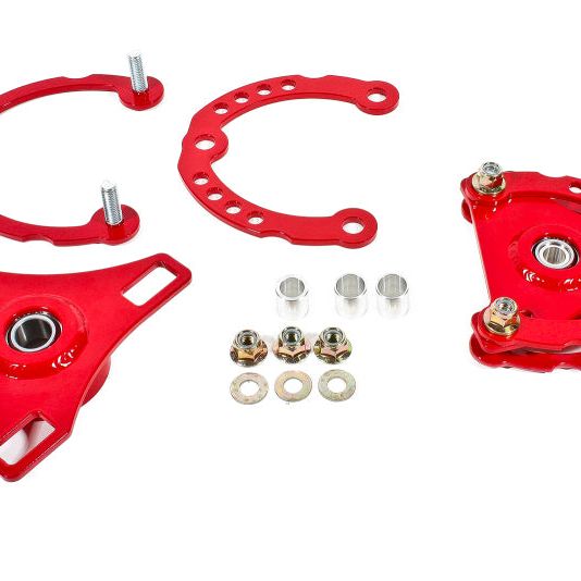 BMR 15-17 S550 Mustang Caster Camber Plates - Red-tuningsupply.com