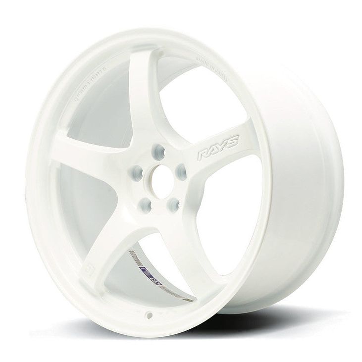 Gram Lights 57CR 17x9 +38 5x100 Ceramic White Pearl Wheel-tuningsupply.com