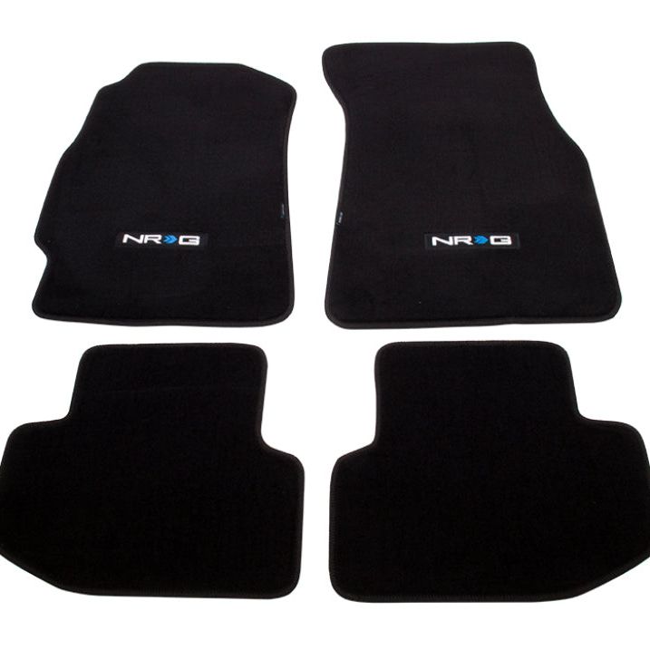 NRG Floor Mats - 94-01 Acura Integra (NRG Logo) - 4pc.-tuningsupply.com