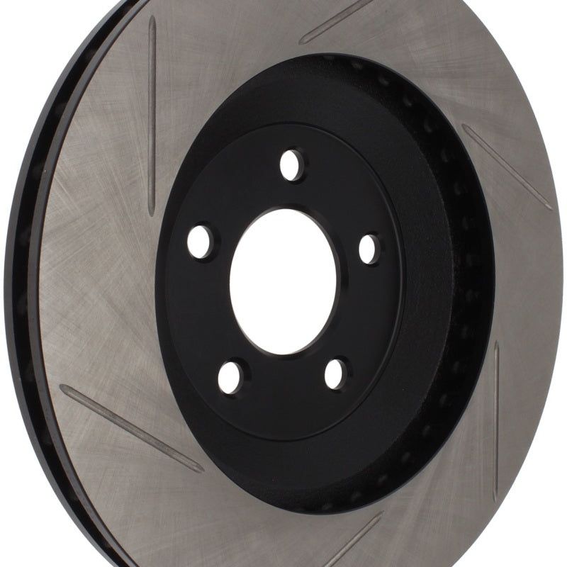 StopTech Power Slot 94-04 Ford Mustang Front Left Slotted Rotor-Brake Rotors - Slotted-Stoptech-STO126.61044SL-SMINKpower Performance Parts