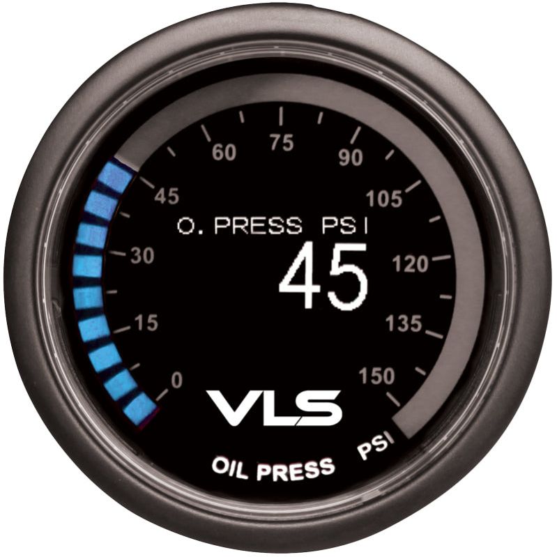 Revel VLS 52mm 0-150PSI Digital OLED Oil Pressure Gauge-Gauges-Revel-RVL1TR1AA004R-SMINKpower Performance Parts