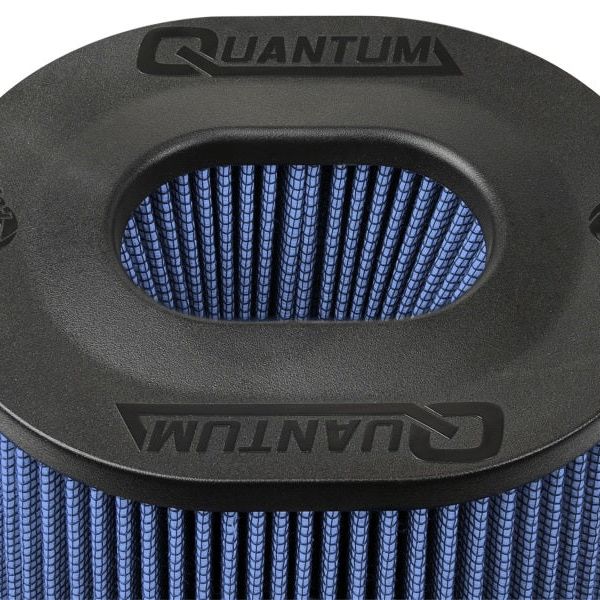 aFe Quantum Pro-5 R Air Filter Inverted Top - 5in Flange x 9in Height - Oiled P5R-tuningsupply.com