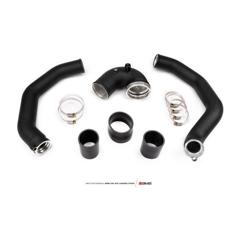 AMS Performance 15-18 BMW M3 / 15-20 BMW M4 w/ S55 3.0L Turbo Engine Charge Pipes-tuningsupply.com