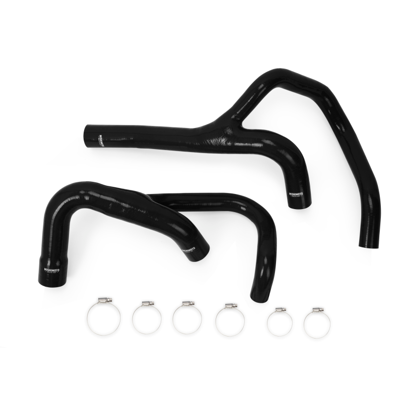 Mishimoto 13-14 Dodge Ram 6.7L Cummins Silicone Radiator Hose Kit Black-Hoses-Mishimoto-MISMMHOSE-RAM-13BK-SMINKpower Performance Parts