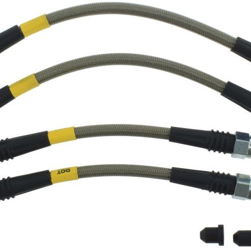 StopTech Audi Rear Stainless Steel Brake Line Kit-Brake Line Kits-Stoptech-STO950.33510-SMINKpower Performance Parts