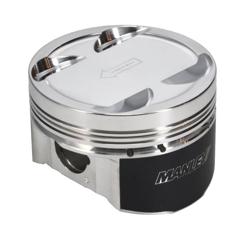 Manley 03-06 Evo 8/9 (7 Bolt 4G63T) 85mm STD Bore 8.5:1 Dish Pistons w/ Rings-tuningsupply.com