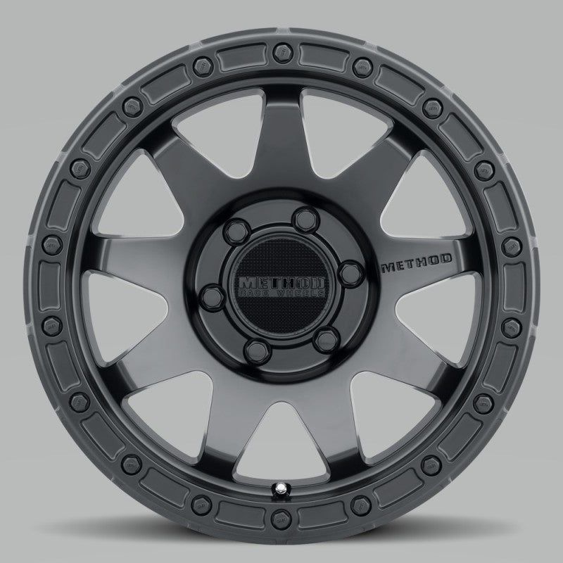 Method MR317 17x8.5 0mm Offset 6x5.5 106.25mm CB Matte Black Wheel-tuningsupply.com