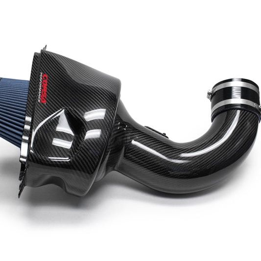 Corsa 14-19 Chevrolet Corvette C7 6.2L V8 Carbon Fiber Intake w/ MaxFlow Oil Filter Not Fit Z06/ZR1-tuningsupply.com