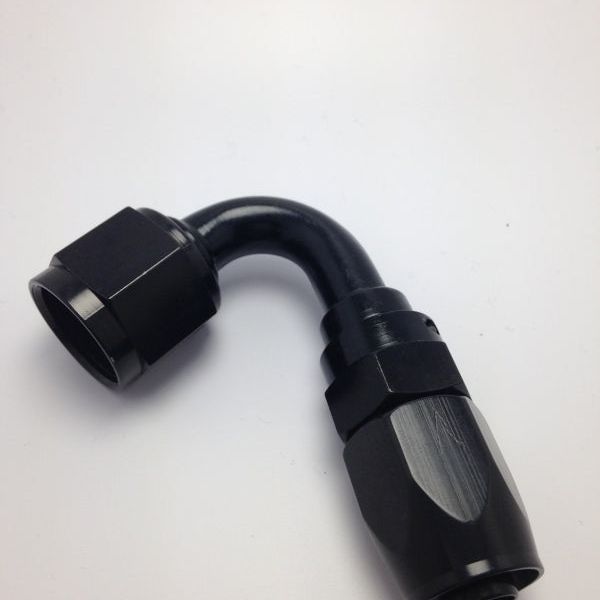 Fragola -10AN x 120 Degree Pro-Flow Hose End - Black-tuningsupply.com