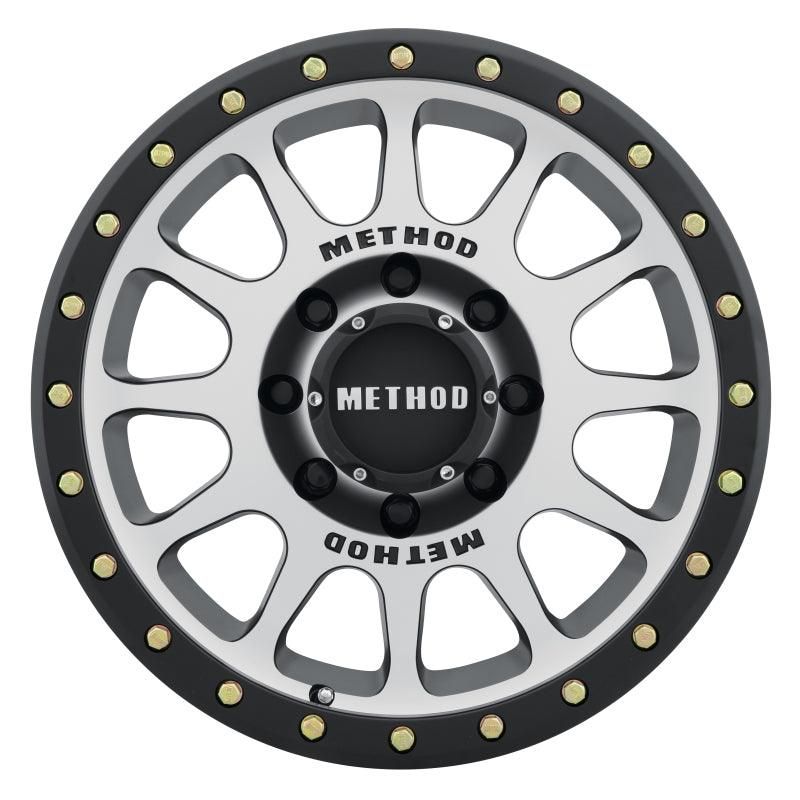 Method MR305 NV 17x8.5 0mm Offset 8x6.5 130.81mm CB Machined/Black Street Loc Wheel-tuningsupply.com