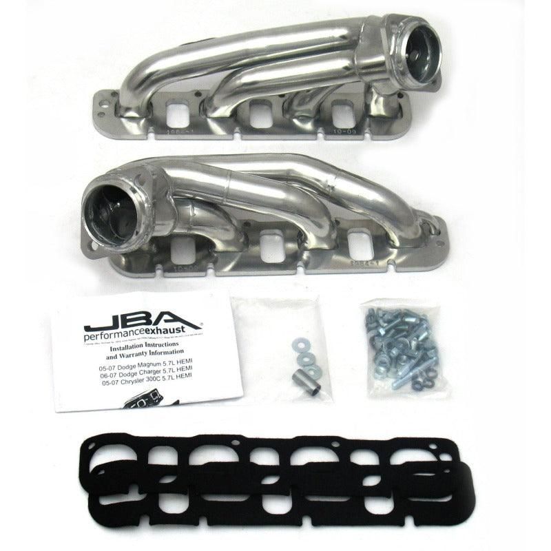 JBA 09-20 Chrysler 5.7L HEMI 1-3/4in Primary Silver Ctd Cat4Ward Header-tuningsupply.com