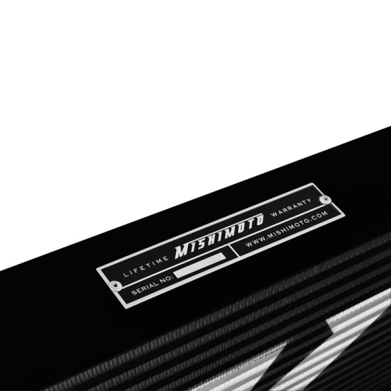 Mishimoto Universal Black R Line Intercooler Overall Size: 31x12x4 Core Size: 24x12x4 Inlet / Outlet-tuningsupply.com