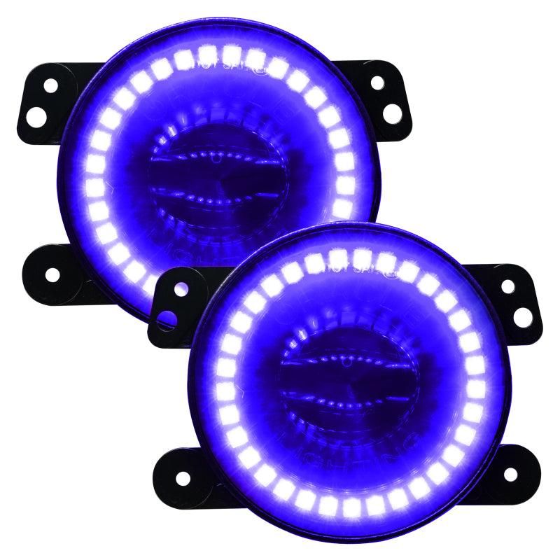 Oracle Jeep Wrangler JK/JL/JT High Performance W LED Fog Lights - w/o Controller SEE WARRANTY-tuningsupply.com