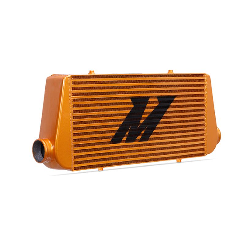 Mishimoto Universal Gold R Line Intercooler Overall Size: 31x12x4 Core Size: 24x12x4 Inlet / Outlet-tuningsupply.com