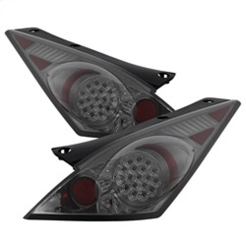 Spyder Nissan 350Z 03-05 LED Tail Lights Smoke ALT-YD-N350Z02-LED-SM - SMINKpower Performance Parts SPY5022530 SPYDER