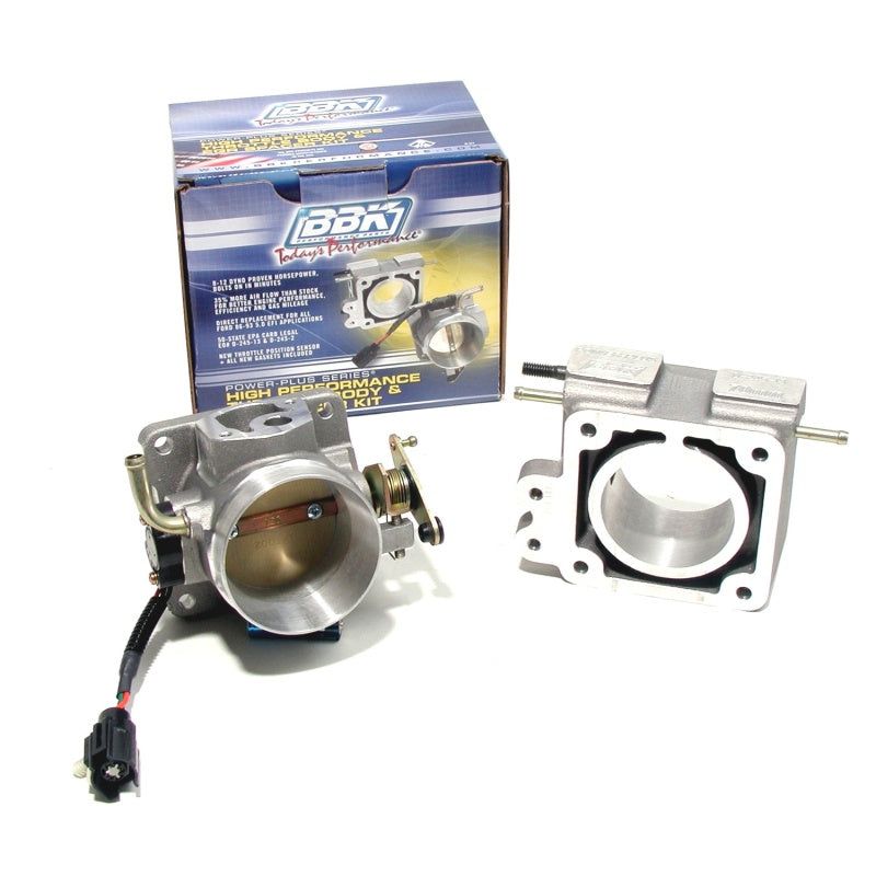 BBK 86-93 Mustang 5.0 70mm Throttle Body BBK Power Plus Series And EGR Spacer Kit-tuningsupply.com