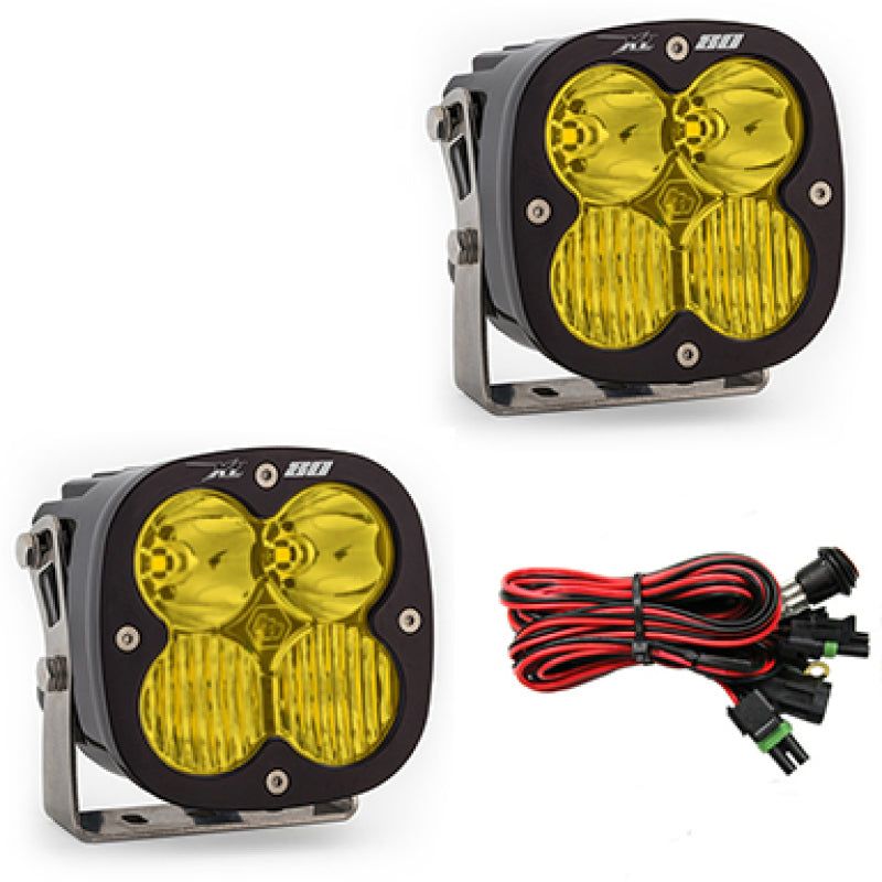 Baja Designs XL80 Series Driving Combo Pattern Pair LED Light Pods - Amber-tuningsupply.com