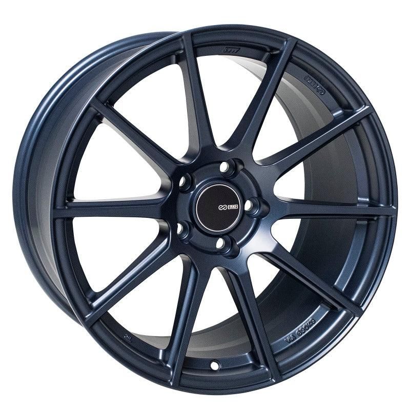 Enkei TS10 18x9.5 35mm Offset 5x114.3 Bolt Pattern 72.6mm Bore Dia Matte Blue Wheel (MOQ 40)-tuningsupply.com