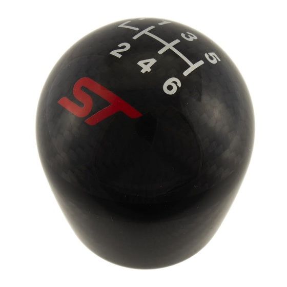 Ford Racing 13-17 Focus ST Black Carbon Fiber 6 Speed Shift Knob-tuningsupply.com