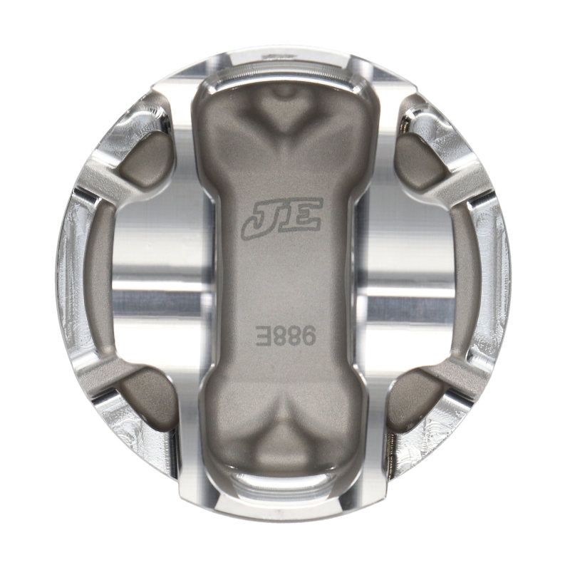 JE Pistons Ford 2.3L EcoBoost 88mm Bore -7.6cc Dish Piston Kit (Set of 4 Pistons)-tuningsupply.com