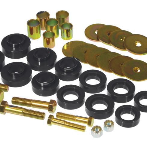 Prothane 67-81 Chevy Camaro Body Mount Kit w/ Hardware - Black-tuningsupply.com