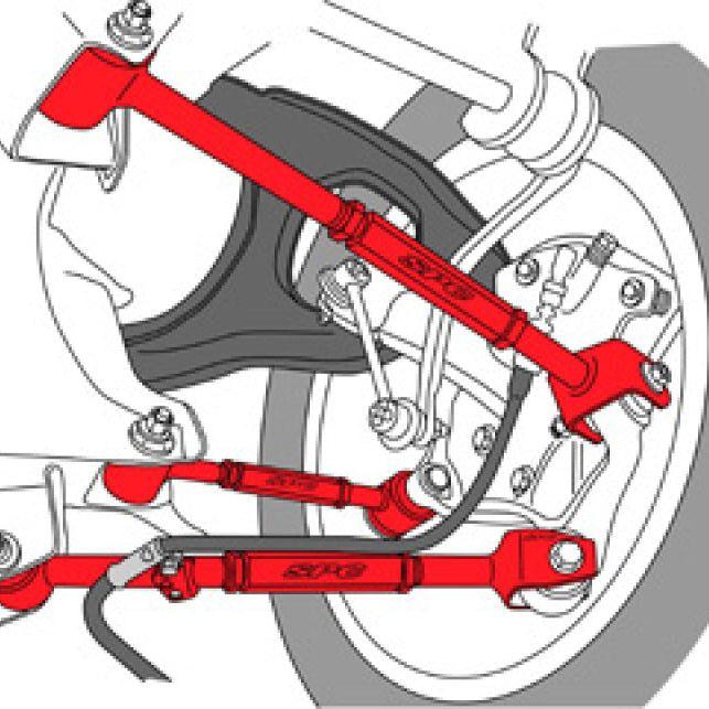 SPC Performance 08-13 Honda Accord/09-13 Acura TSX/TL Rear Adjustable Control Arm (Set of 3)-Control Arms-SPC Performance-SPC67540-SMINKpower Performance Parts