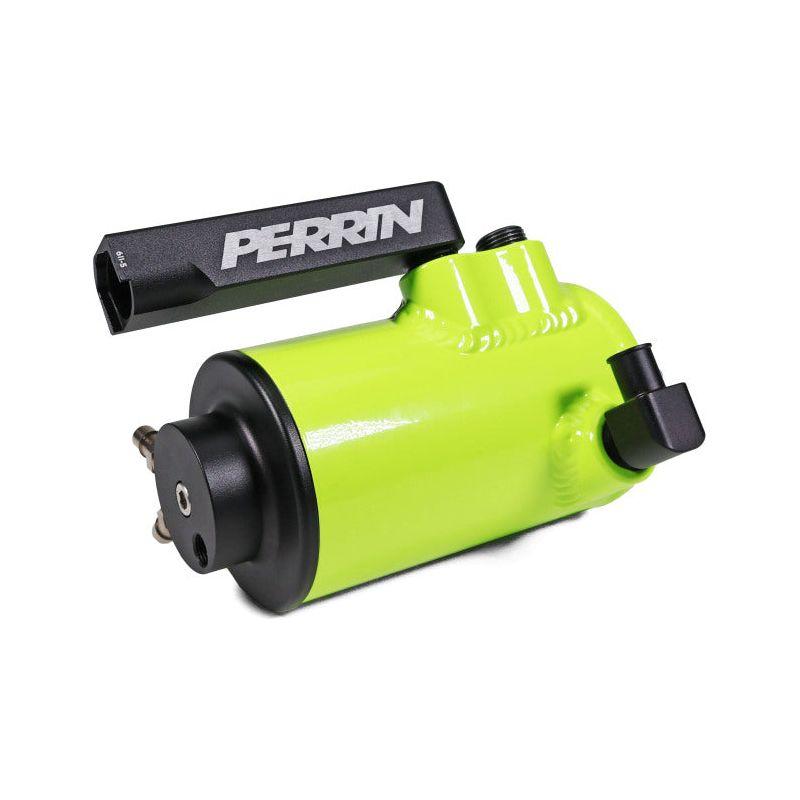 Perrin 22-23 Subaru WRX Air Oil Separator - Neon Yellow-tuningsupply.com