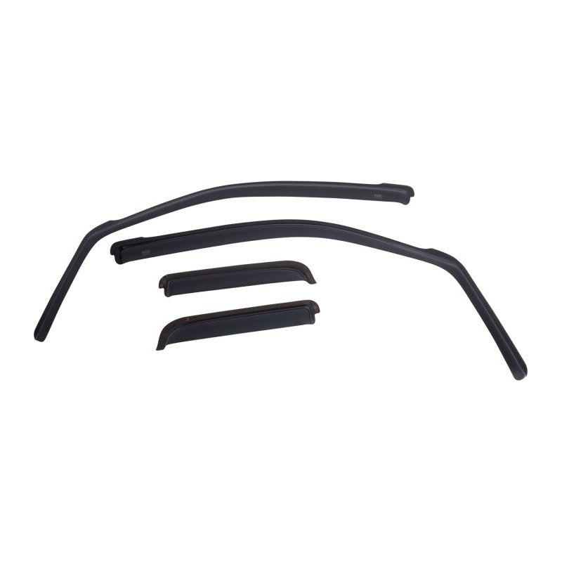 EGR 2019 Chevy 1500 Crew Cab In-Channel Window Visors - Dark Smoke-tuningsupply.com