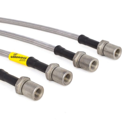 Goodridge 08-14 Subaru STi (w/Brembo Calipers) Stainless Steel Brake Line Kit-tuningsupply.com