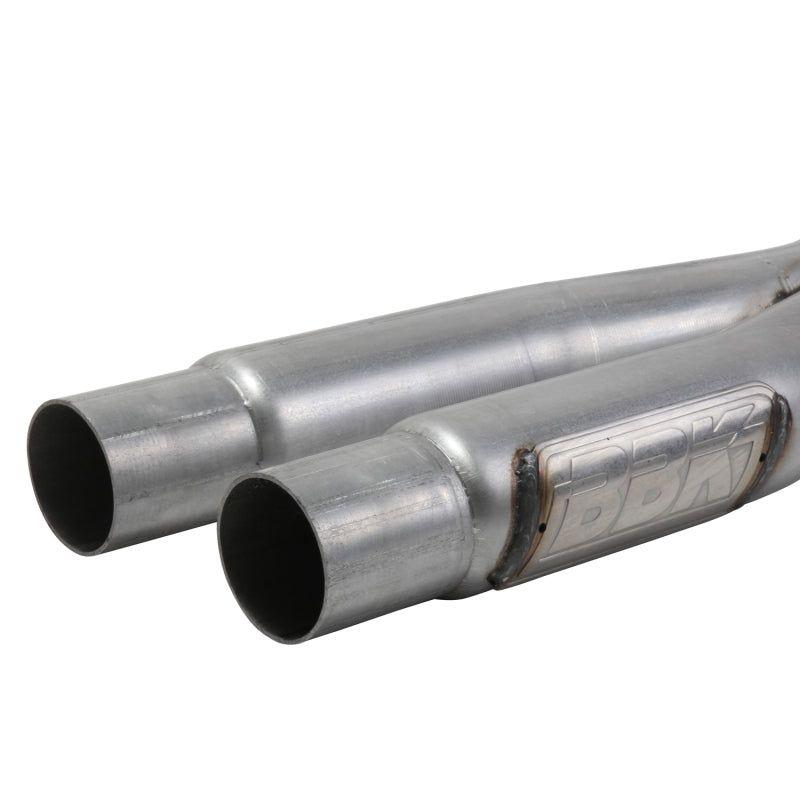 BBK 15-20 Ford Mustang GT 5.0L Resonator Delete X-Pipe (For Use w/Shorties Or Stock Manifolds)-tuningsupply.com