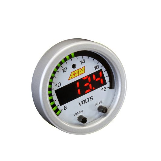 AEM X-Series 8-18V Volt Gauge-tuningsupply.com