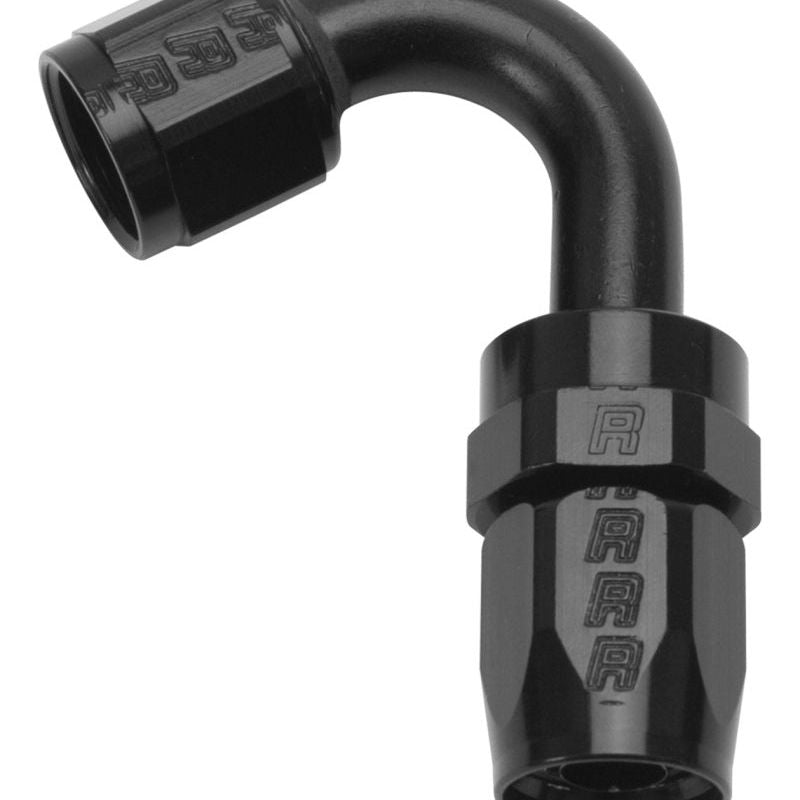 Russell Performance -6 AN Black 120 Degree Full Flow Swivel Hose End - SMINKpower Performance Parts RUS613405 Russell