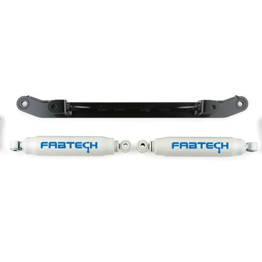 Fabtech 07-14 GM C/K1500 2WD/4WD Dual Steering Stabilizer System w/Perf. Shocks-tuningsupply.com