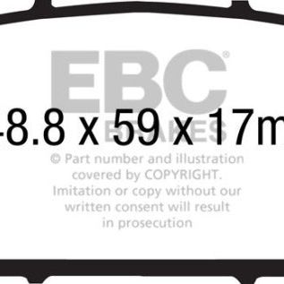 EBC 12+ Acura RDX 3.5 Greenstuff Front Brake Pads-tuningsupply.com