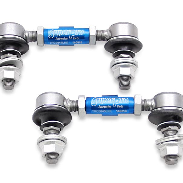 SuperPro 1997 Chevrolet Corvette 0 Front HD Adjustable End Link Set (12mm Studs 100mm-120mm Length) - SMINKpower Performance Parts SPRTRC1245 Superpro