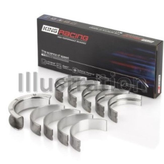 King Chevy LS1 / LS6 / LS3 (Size STD) Bi-Metal Performance Main Bearing Set-tuningsupply.com