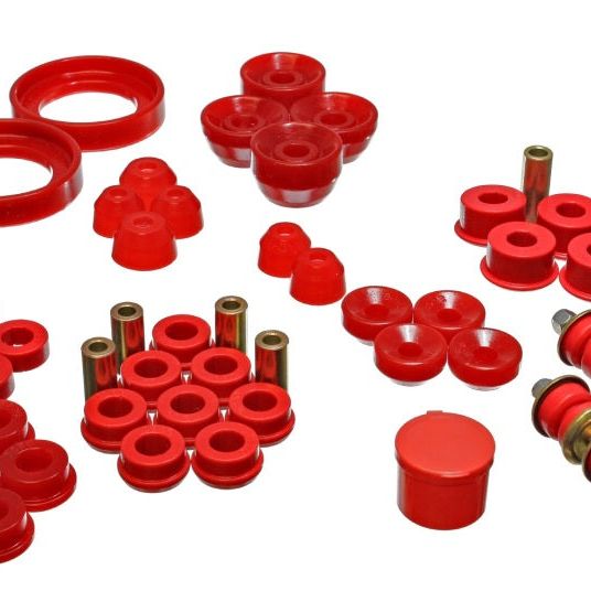 Energy Suspension 94-97 Honda Accord/Odyssey Red Hyper-Flex Master Bushing Set-tuningsupply.com