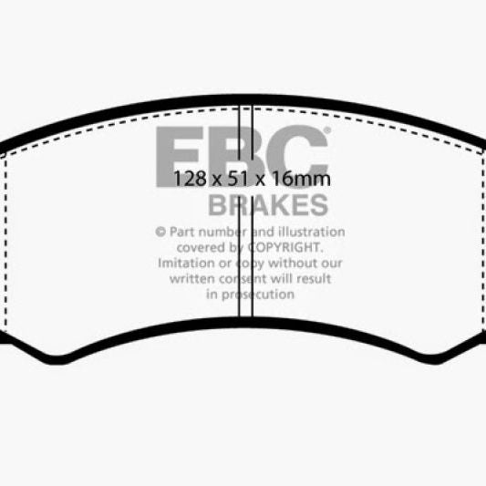 

EBC DP4839R - EBCDP4839R - EBC 91-93 Nissan NX 2.0 (ABS) Yellowstuff Front Brake Pads - Shipped in Europe - Tuningsupply.com
