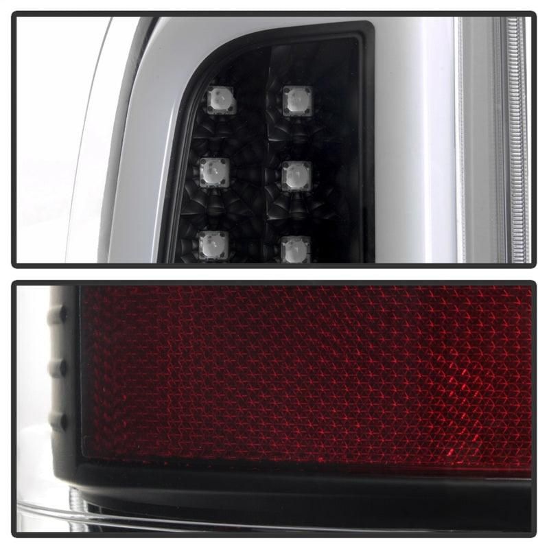 Spyder 08-16 Ford Super Duty F-250 V3 Light Bar LED Tail Lights - Black (ALT-YD-FS07V3-LBLED-BK) - SMINKpower Performance Parts SPY5084712 SPYDER