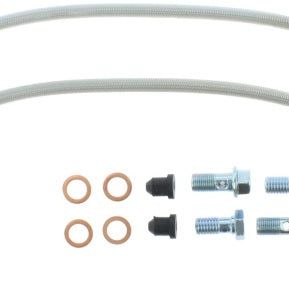 StopTech 98-06 Golf 1.8 Turbo/VR6/20th Ann Front Stainless Steel Brake Line Kit-Brake Line Kits-Stoptech-STO950.33009-SMINKpower Performance Parts