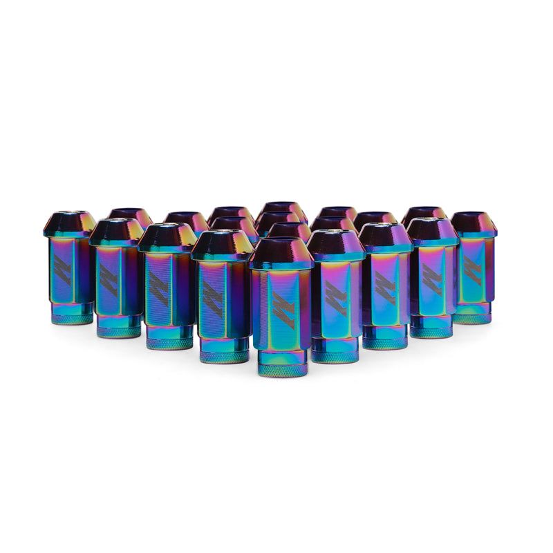 Mishimoto Aluminum Locking Lug Nuts M12x1.25 20pc Set Neo Chrome-tuningsupply.com