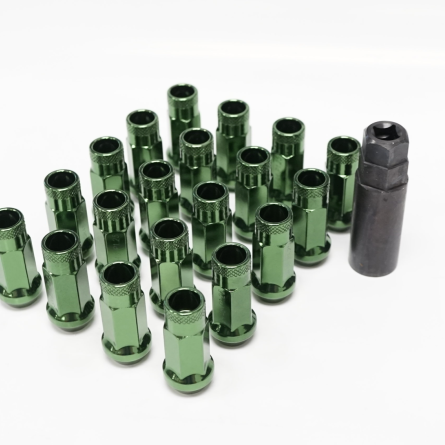 Wheel Mate 12x1.50 48mm Muteki SR48 Dark Green Open End Lug Nuts - SMINKpower Performance Parts WHM32906DG Wheel Mate