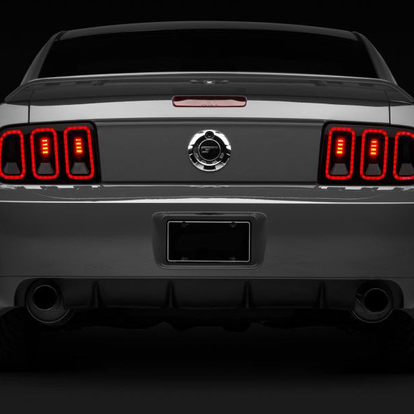 Raxiom 05-09 Ford Mustang Gen5 Tail Lights- Black Housing (Smoked Lens) - SMINKpower Performance Parts RAX49169 Raxiom