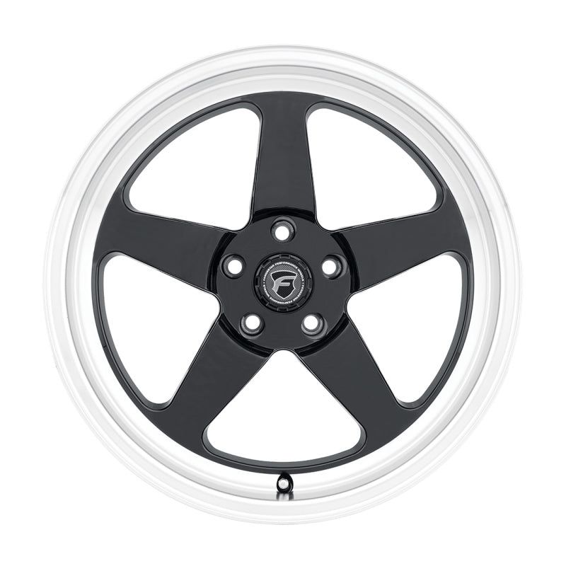 Forgestar D5 Drag 17x5.0 / 5x139.7 BP / ET-19 / 2.25in BS Gloss Black Wheel-tuningsupply.com