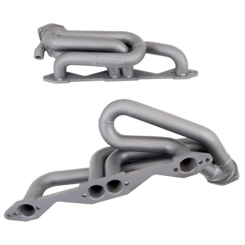 BBK 96-98 GM Truck SUV 5.0 5.7 Shorty Tuned Length Exhaust Headers - 1-5/8 Titanium Ceramic-tuningsupply.com