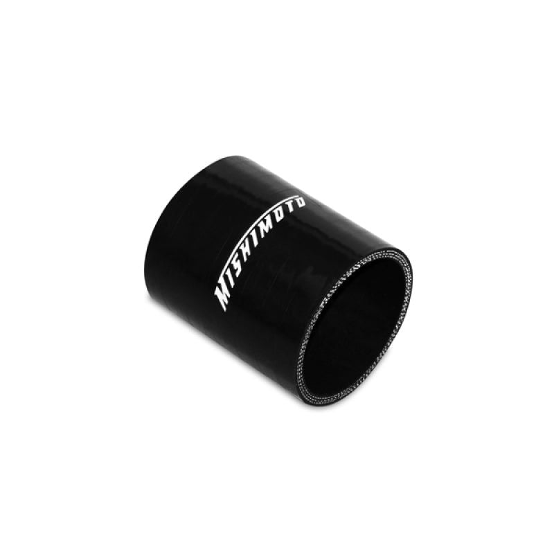 Mishimoto 2.25 Inch Black Straight Coupler-tuningsupply.com