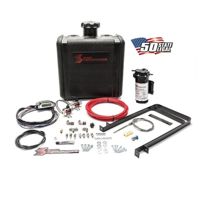 Snow Performance Stg 3 Boost Cooler Water Injection Kit TD (Red Hi-Temp Tubing and Quick Fittings) - SMINKpower Performance Parts SNOSNO-50100 Snow Performance