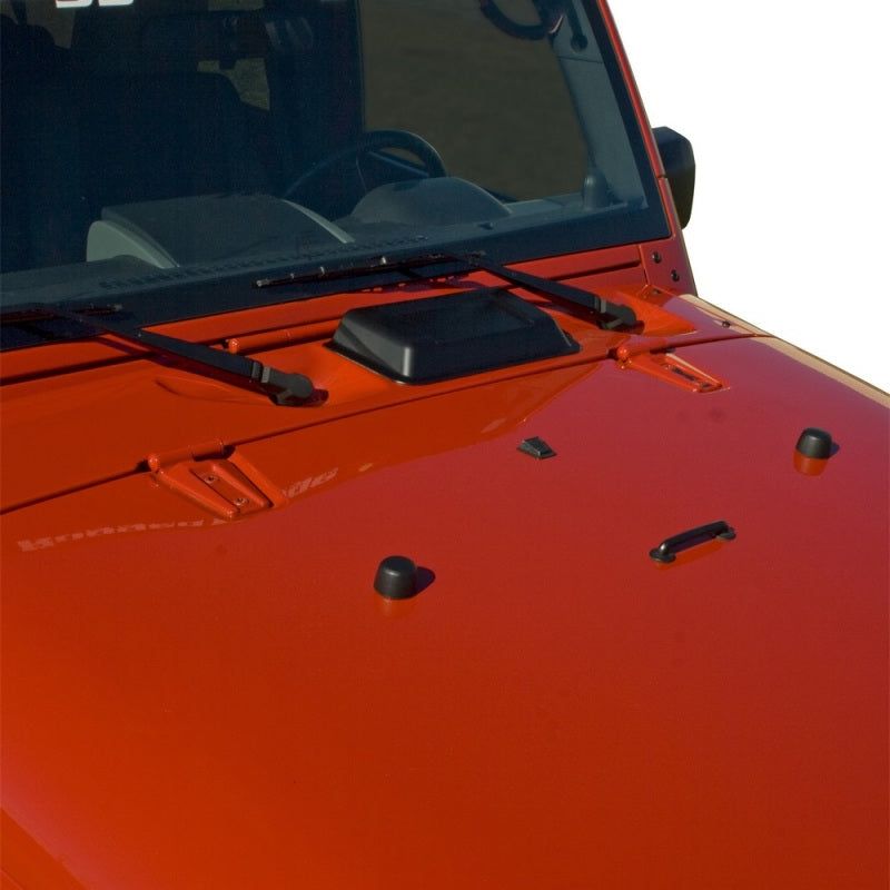 Rugged Ridge Cowl Vent Scoop Black 98-18 Jeep Wrangler - SMINKpower Performance Parts RUG11352.12 Rugged Ridge