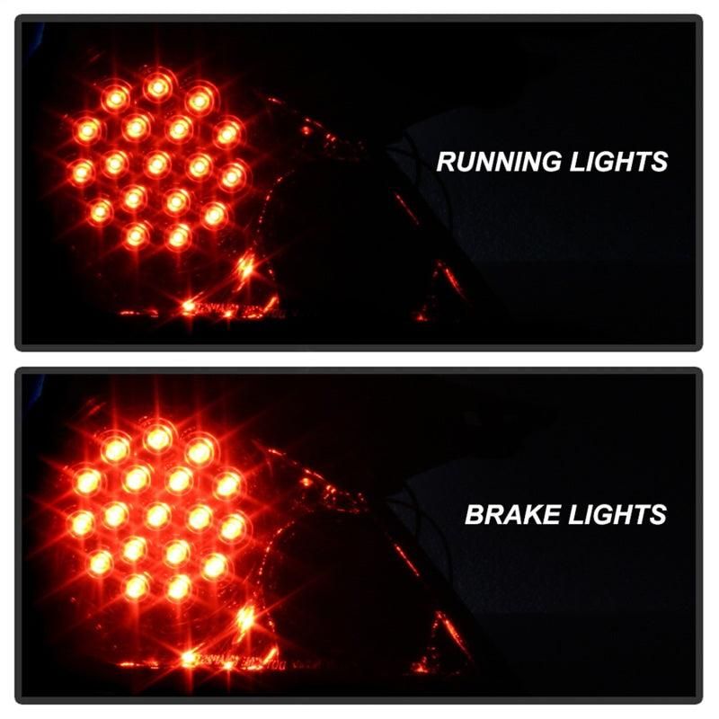 Spyder Nissan 350Z 03-05 LED Tail Lights Smoke ALT-YD-N350Z02-LED-SM - SMINKpower Performance Parts SPY5022530 SPYDER